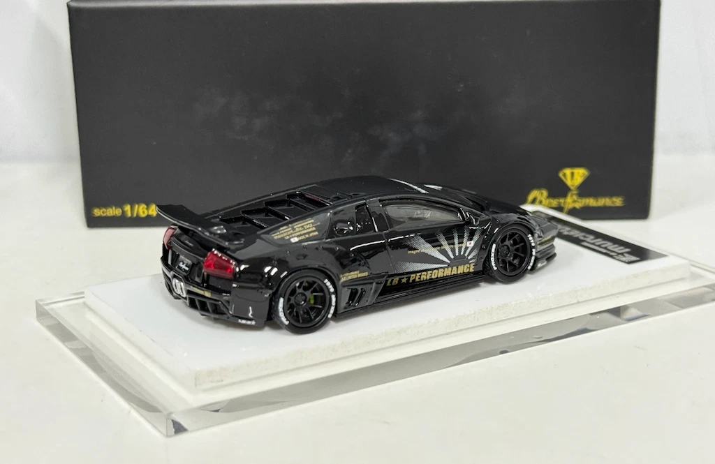Onemodel 1:64 Black LP670-4 Murcielago LB Sports Model