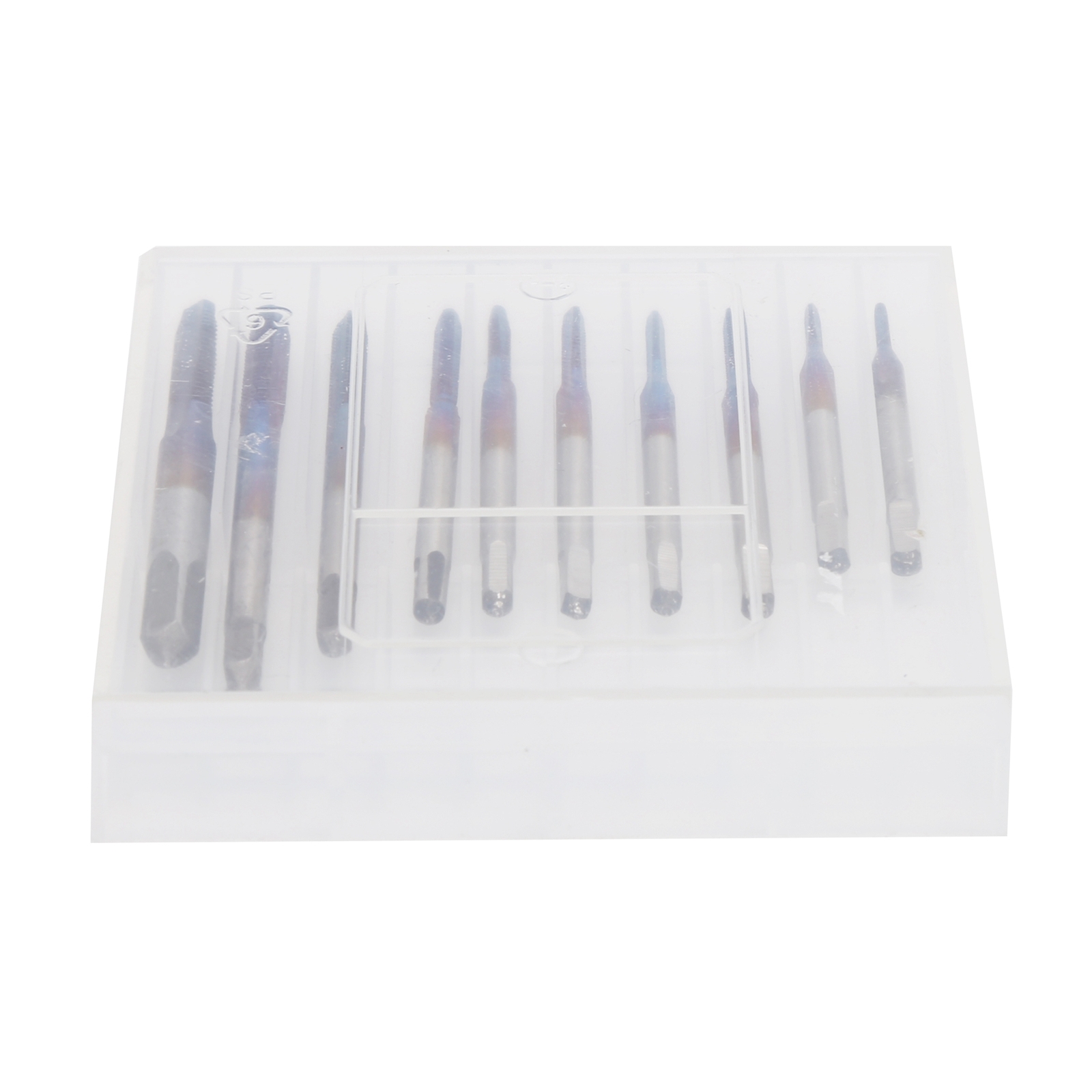 10Pcs Screw Tap Set Machine Tap M1 M1.2 M1.4 M1.6 M1.7 M1.8 M2 M2.5 M3