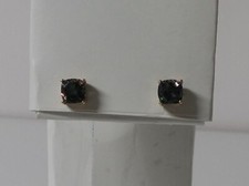 14K Yellow Gold Mystic Topaz Stud Earrings