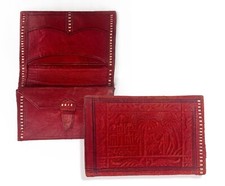 TUNISIA portafogli vintage in pelle