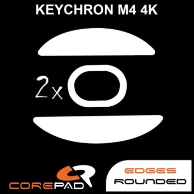 Corepad Skatez Keychron M4 Wireless Replacement Mouse Feet Hyperglides Teflon