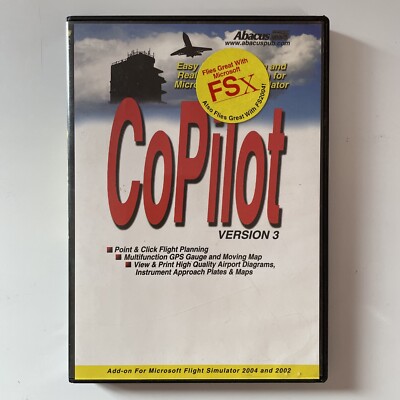 CoPilot Version 3 (2006) PC CD ROM, Microsoft Flight Simulator Add-On Expansion