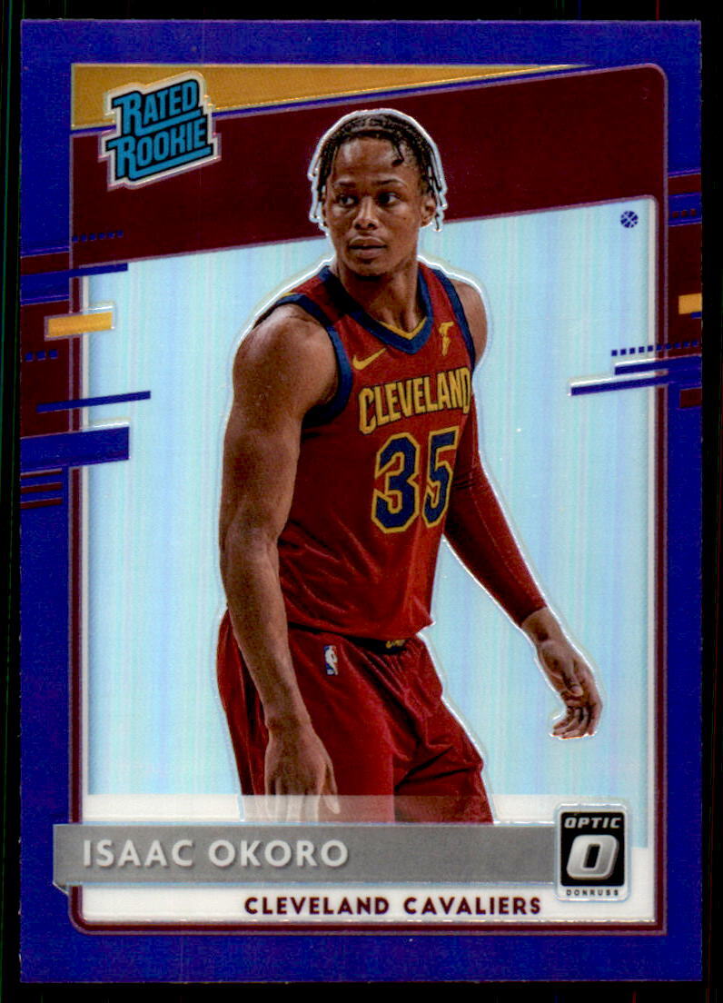 2020-21 Donruss Optic #155 Isaac Okoro Purple