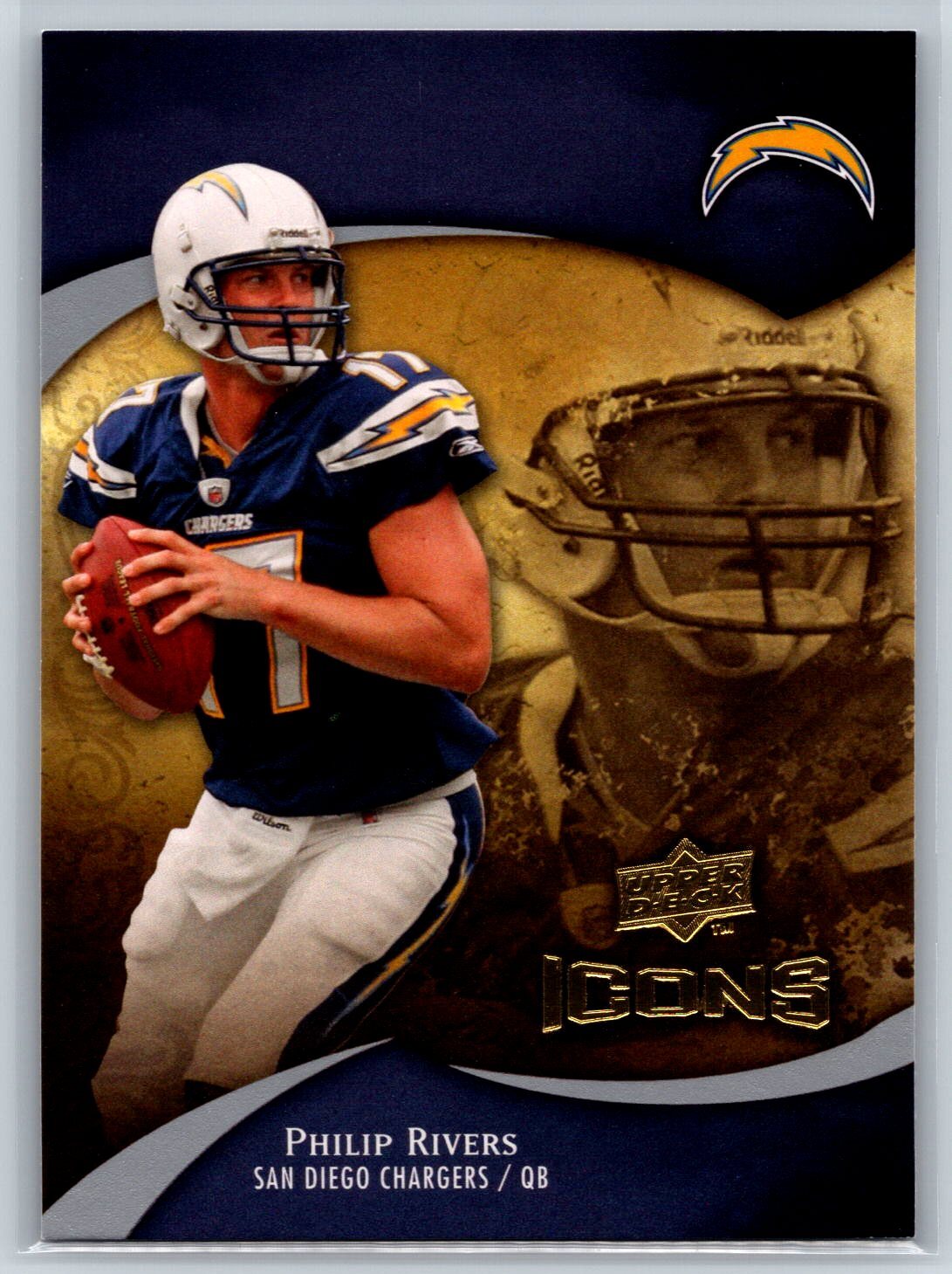 2009 Upper Deck Icons Philip Rivers San Diego Chargers #68