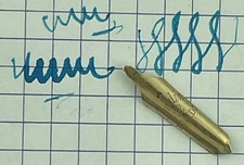 Conklin #2 Fountain Pen 14KT Nib ~ Custom Grind ~ Stubby ~ Looks not Cool But Is