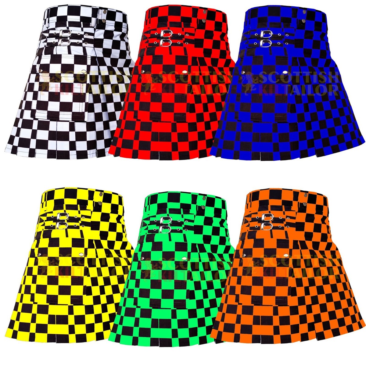 スカート MULTI COMBINATION KILT SKIRT MULTI COMBINATION KILT SKIRT