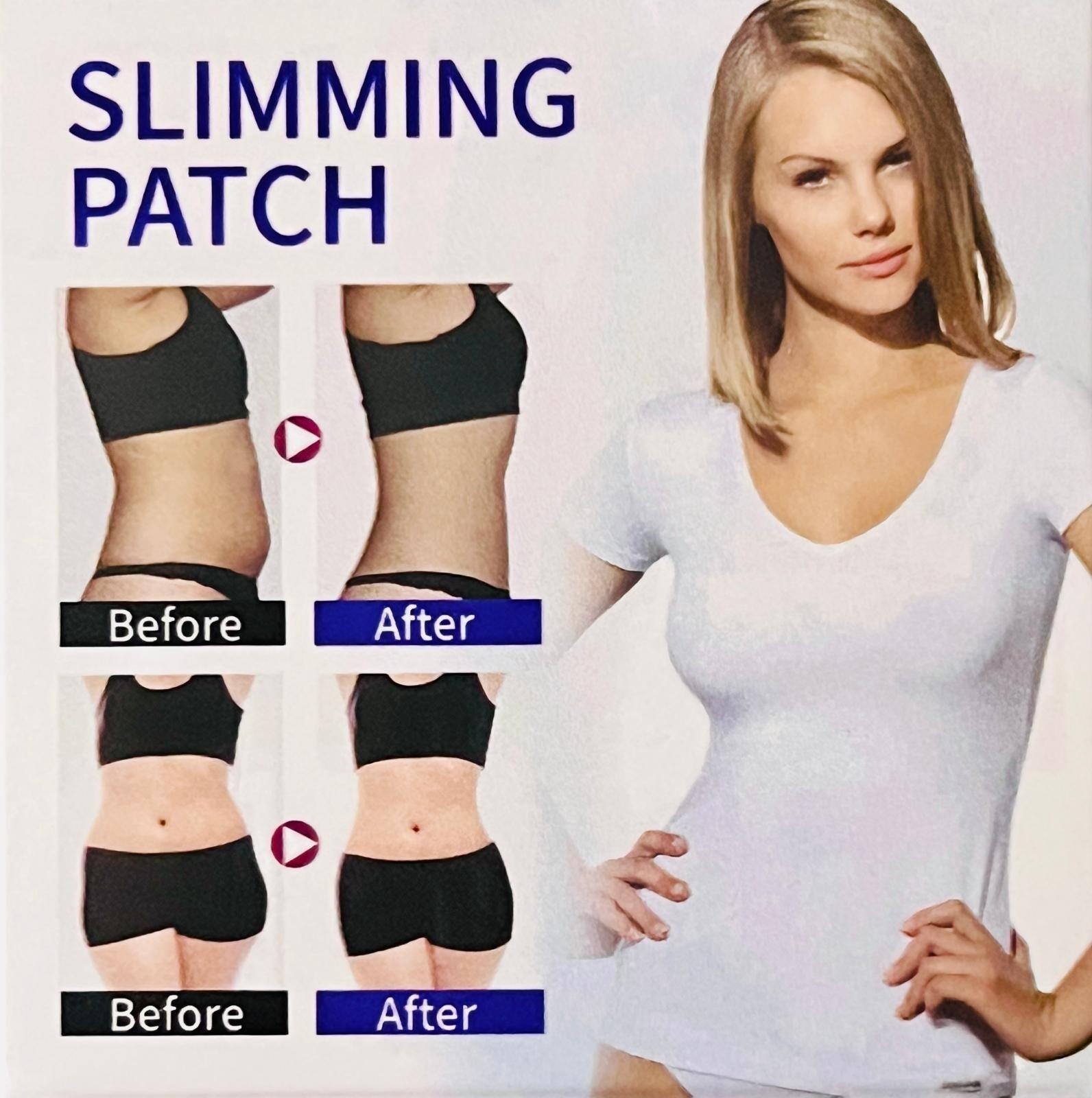 Natural Slimming Patches – 40 PCS Belly Fat Burner & Detox for Weight Management