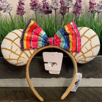 Mexiko Concha Sweet Bread Pan Dulce Disney Parks Minnie Maus Ohren Stirnband