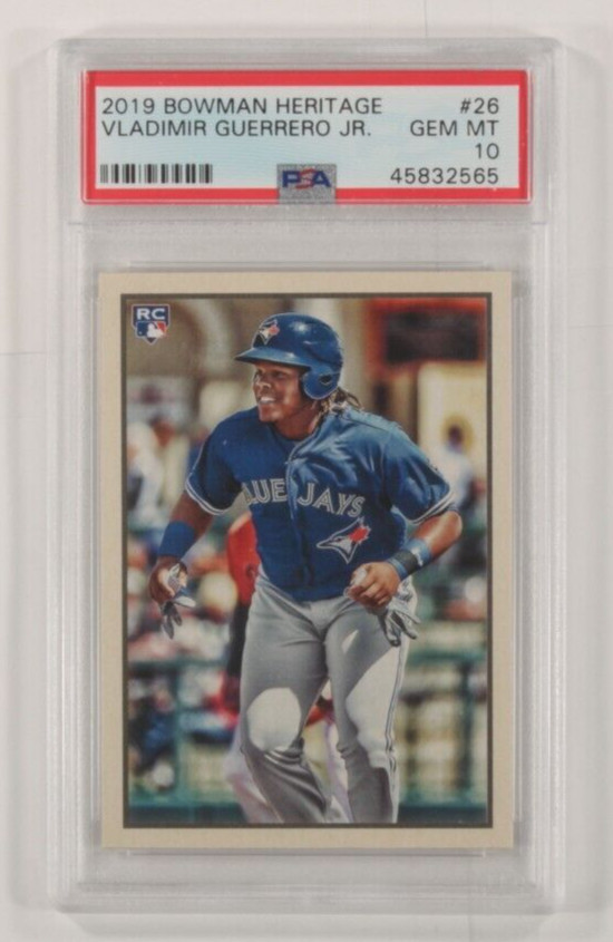 2019 Bowman Heritage Vladimir Guerrero Jr. PSA 10 Gem Mint #26