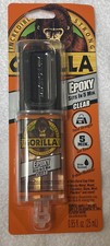Gorilla Glue Clear Epoxy Syringe Bonds Steel, Aluminum, Wood, Ceramic, Tile, Pls