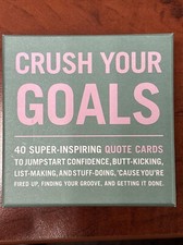 Crush Your Goals Cards 40 Super-Inspiring Quote Cards Inner-Truth® Deck