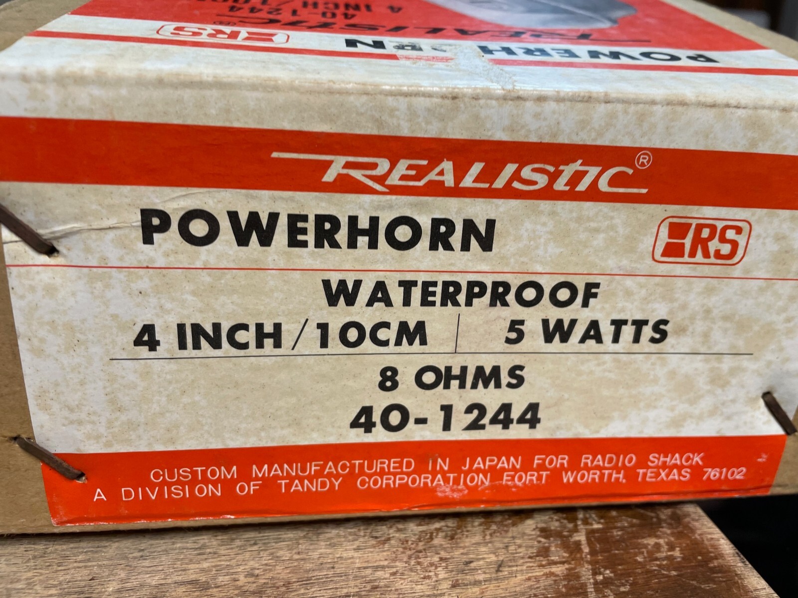 Vintage Radio Shack Realistic Powerhorn Power Horn Speaker 4” 401244 Tandy eBay
