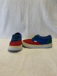 red blue yellow and green vans