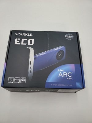 Sparkle Intel Arc A310 ECO 4GB GDDR6 Low-Profile Single Fan HDMI Mini DP x2