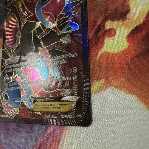 Pokémon Hydreigon EX Full Art Ultra Rare Holo 103/108 Roaring Skies 2015  LP  - Picture 5 of 15