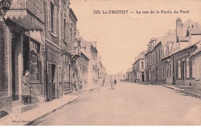 SOMME LE CROTOY rue de la poste du pont