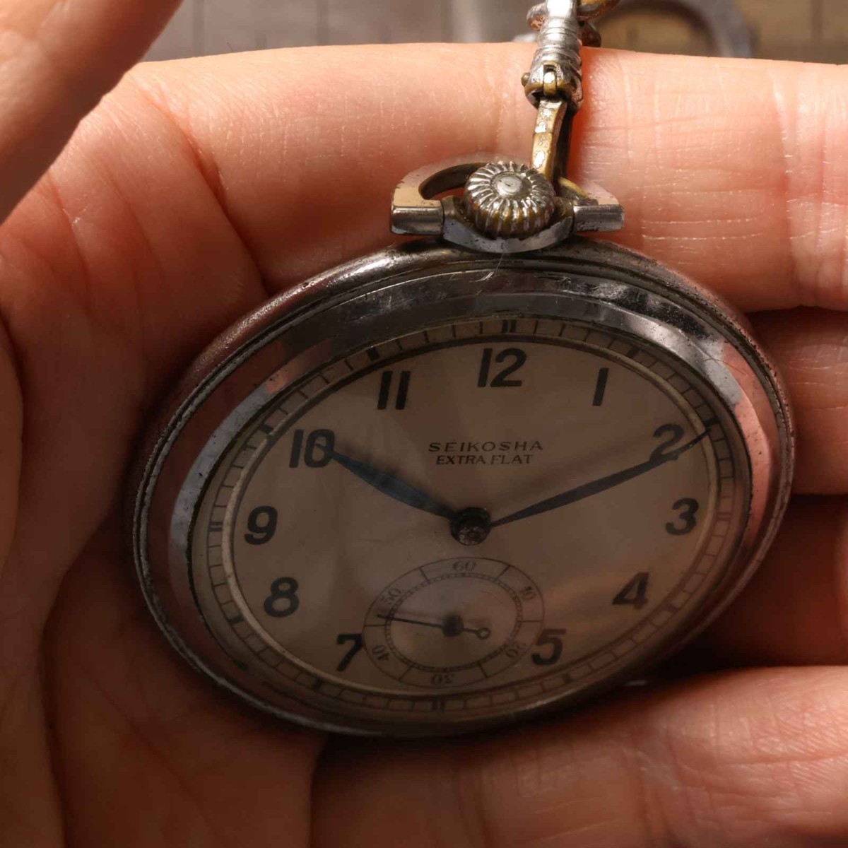 Japan Seiko Seikosha Extra Flat Pocket Watch 1940's [C0335]8g3 | eBay