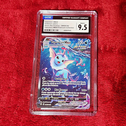 Vaporeon VMAX graded CGC 9.5 for sale on eBay