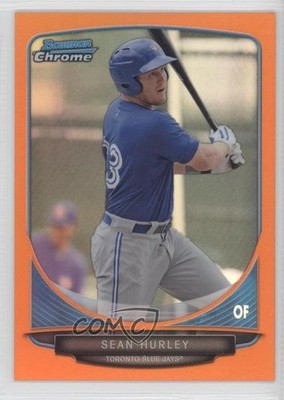 2013 Bowman Draft Picks Chrome Orange Refractor 4/25 Sean Hurley #BDPP115 1j6