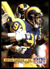 Kevin Greene 1992 Pro Set #220 Rams NFL READ FREE SHIPPING AutographDen