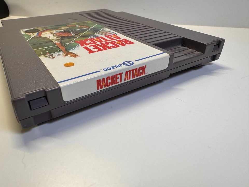 Racket Attack (Nintendo NES, 1988) Authentic. Tested. Sleeve. Nice Labels! - Image 4 of 4