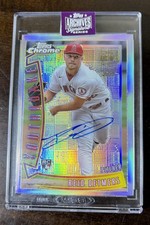 2025 Topps Archives Reid Detmers Encased Buyback Auto RC Rookie SSP Refractor/25