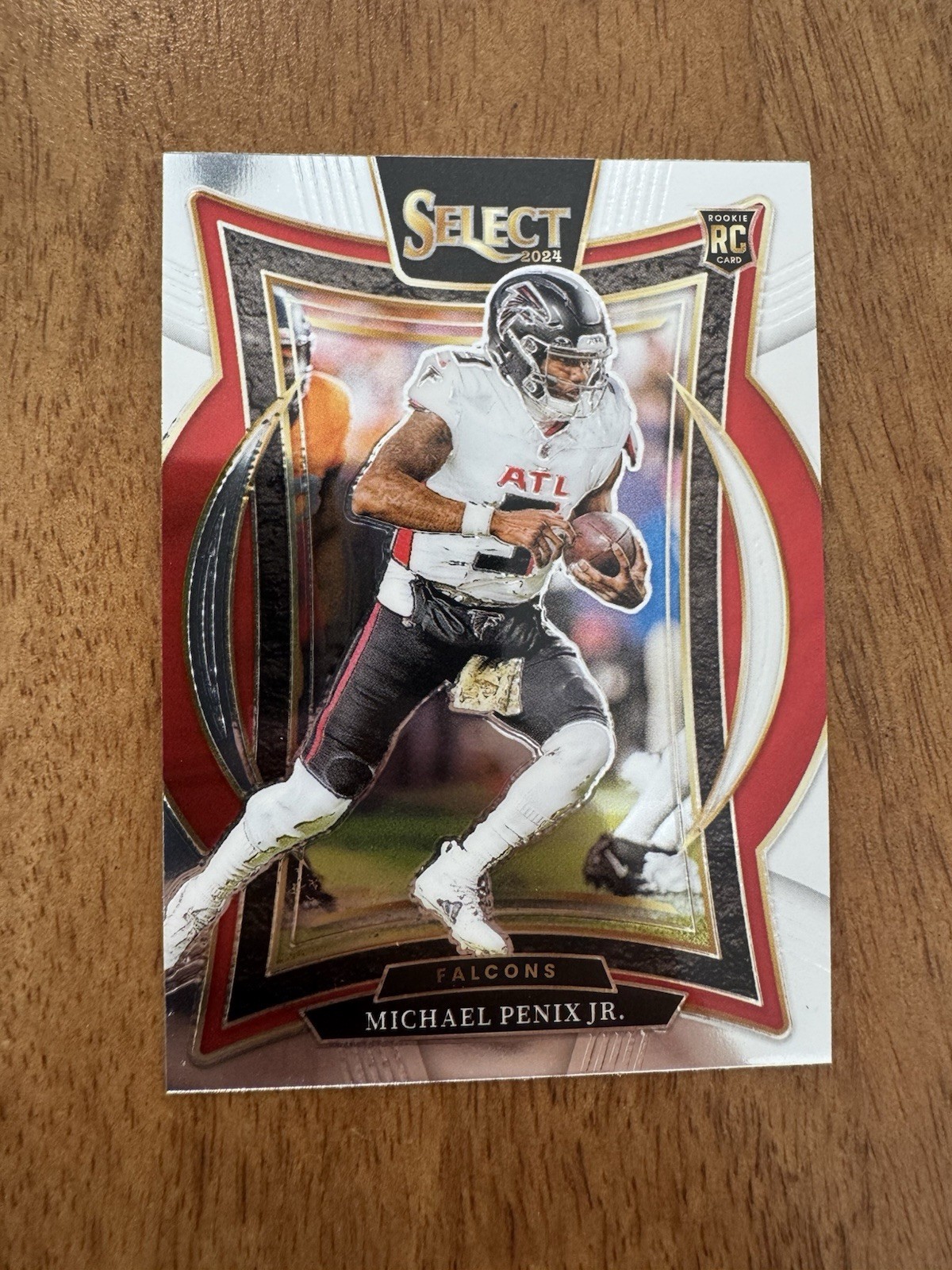 2024 Panini Select - Concourse Michael Penix Jr. #80 Silver Prizm (RC) Falcons