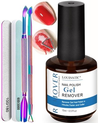 Gel Nail Polish Remover,Gel Remover for Nails No Need to Soak or Wrap, Quickly R