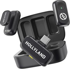 Hollyland Lark A1 Wireless Microphone for iPhone 17/16/15 Android, 48kHz/24-bi