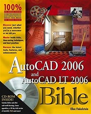 AUTOCAD 2006 AND AUTOCAD LT 2006 BIBLE By Ellen Finkelstein Mint Condition