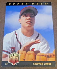 1993 Upper Deck Chipper Jones Star Rookie Card # 24