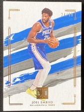 Joel Embiid 2020-21 Panini Impeccable Bronze Base /99 #40