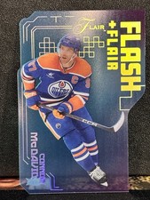 2025-26 Fleer Flair Connor McDavid FLASH and Flair Acetate Flash-1