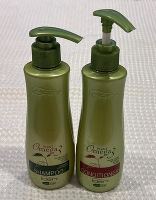 Iden Plant Omega 3 Shampoo & Conditioner Set Sulfate Free Color Enduring 8.5oz