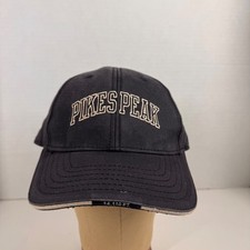 Pikes Peak Hat 14,110 FT Embroidered Strapback Cap Colorado