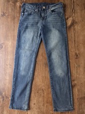 True Religion Geno Relaxed Slim Girls Blue Jeans Western Rodeo Rock Size 14