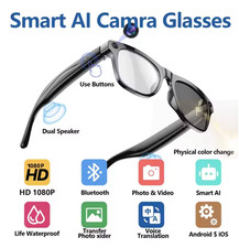 4K HD Farbwechsel-AI-Brille Chatfunktion GPT-Funktion 100-MP-Kamera android-ios