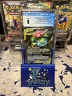 Venusaur & Snivy GX Tag Team Pokémon Card CGC 8 Blue Label Black Star Promo