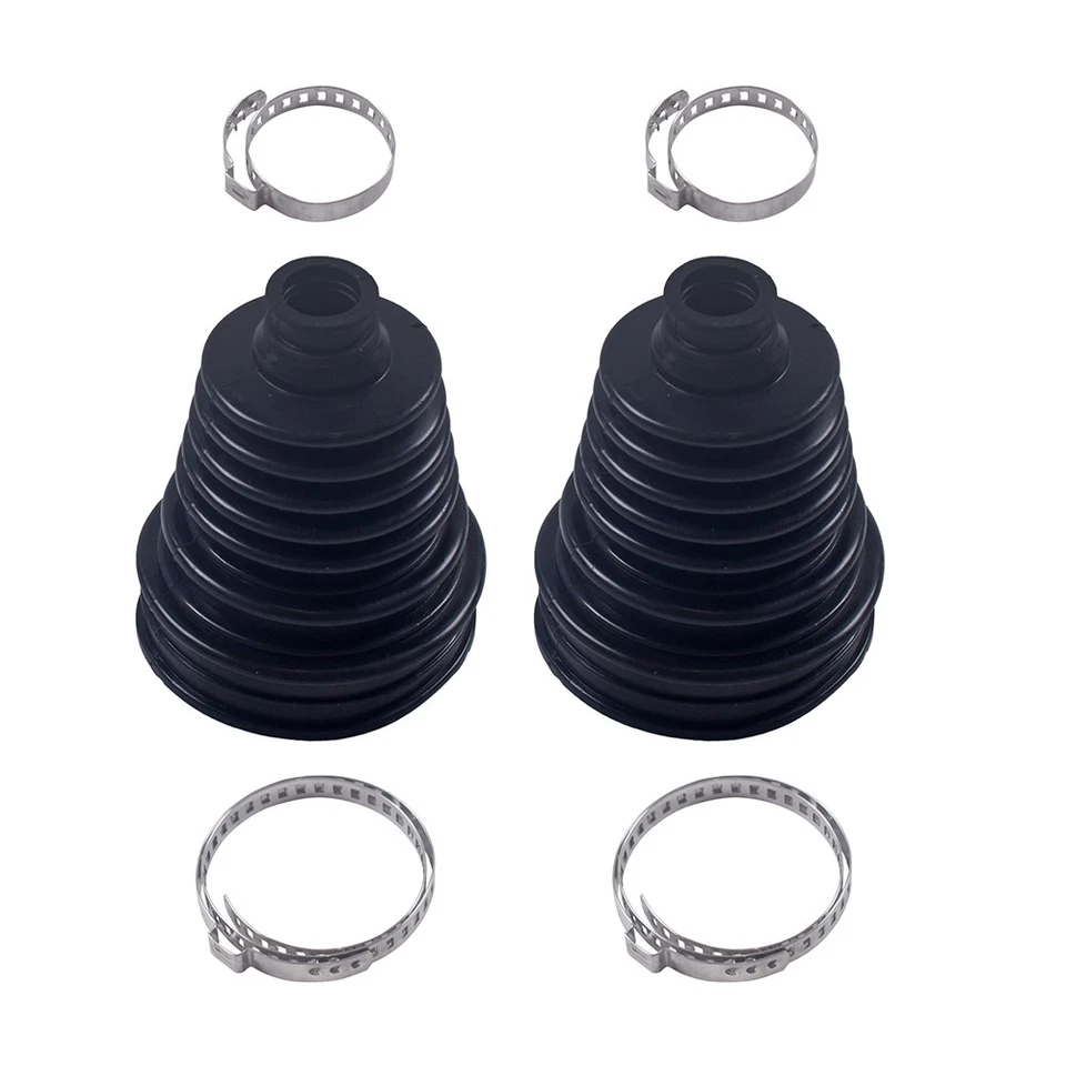 Universal Black Constant Velocity Dust Cover Drive Shaft CV Joint Boot Kit 1Pair - Изображение 4 из 4