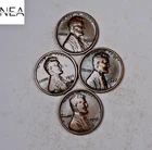 1917-D+1918-D+1919+1927 Lincoln Wheat Penny Cent Set/Lot ~ VF/XF ~ ZWL208