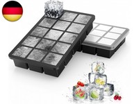 EiswüRfelform Mit Deckel, 2Er-Pack Silikon EiswüRfelbehäLter, 30 Fach 3Cm Ei