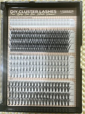 Lashview DIY Cluster Lashes Kit 30D Mixed Lengths 10-16mm Eyelash