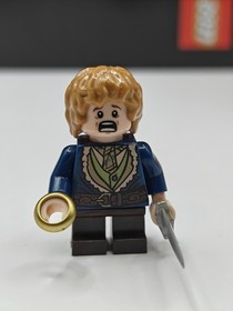 NEW The Hobbit Bilbo Baggins (Dark Blue Coat) Custom Lego Minifigure 79018 LOTR