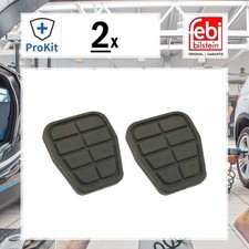2x ORIGINAL® Febi Bilstein Pedalbelag, Bremspedal für VW POLO II PASSAT B3/B4