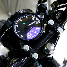 Motorcycle Multifunction LCD KMH/MPH Digital Odometer Tachometer Speedometer