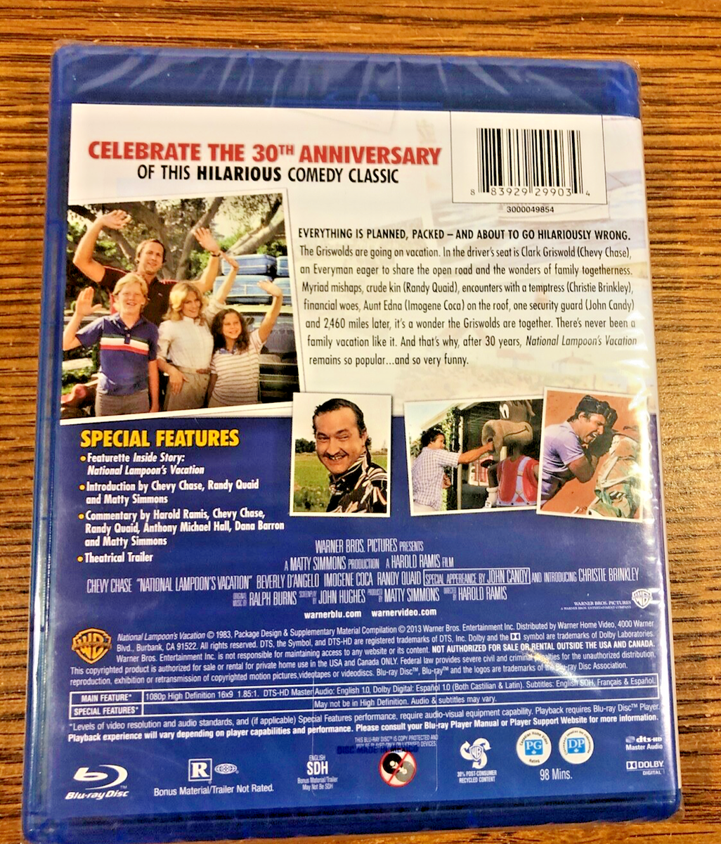 National Lampoon's Vacation Blu-ray Disc 30th Anniversary NEW