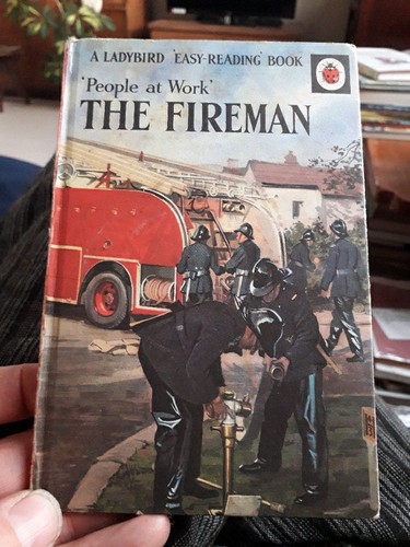 Vintage Ladybird The Fireman ‘People At Work’ Book Series 606B 2’6 /15p HDBK.