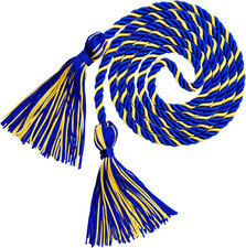 Graduation Honor Cords Royal Blue and Gold Graduation Cords 67 Long for Gradua