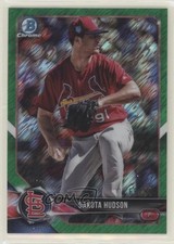 2018 Bowman Chrome Prospects Green Shimmer Refractor 69/99 Dakota Hudson 0c6