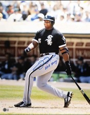 Frank Thomas HOF 2014 Signed White Sox 16x20 Photo Beckett Witness Certified